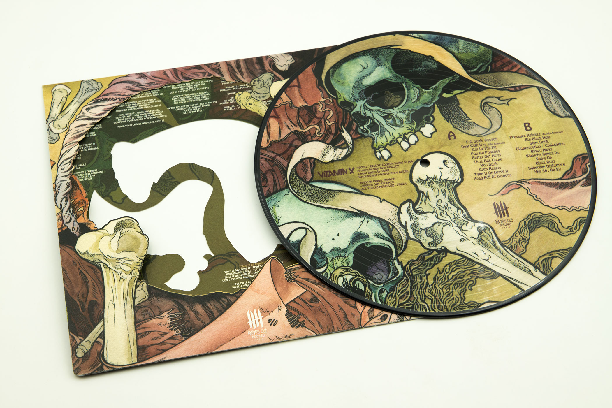 VITAMIN X "Full Scale Assault" Picture Disc 10" Vinyl