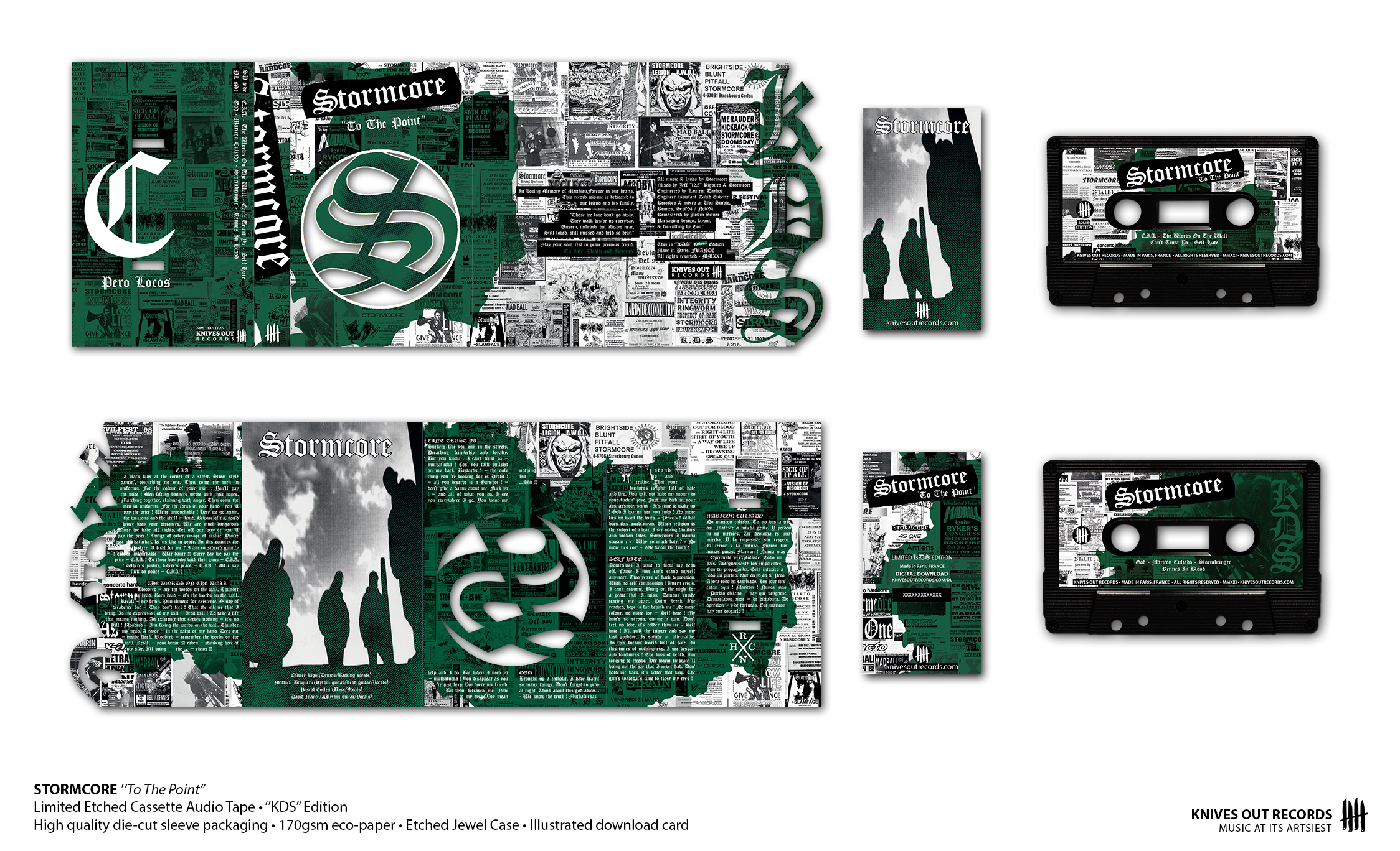 STORMCORE “To The Point” Cassette Audio Tape STORMCORE "To The Point" Cassette Audio Tape
