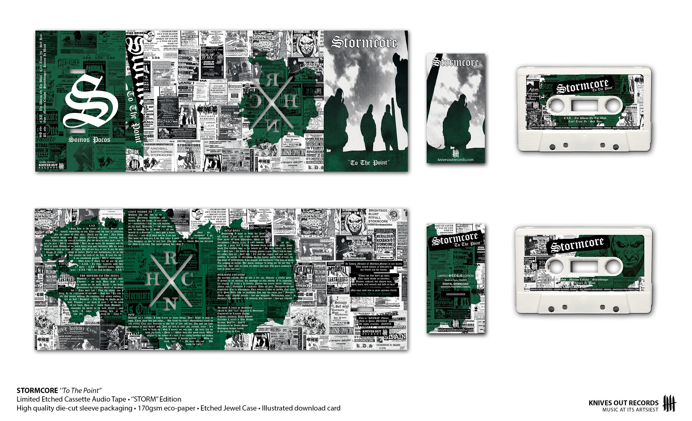 STORMCORE “To The Point” Cassette Audio Tape STORMCORE "To The Point" Cassette Audio Tape