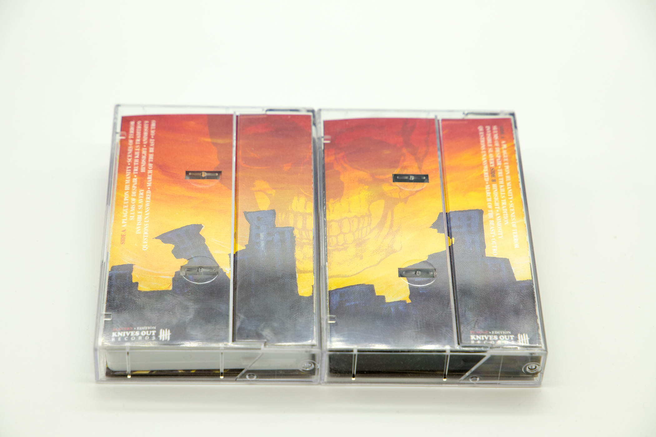 UNIT 731 "A Plague Upon Humanity" Etched Cassette Tape