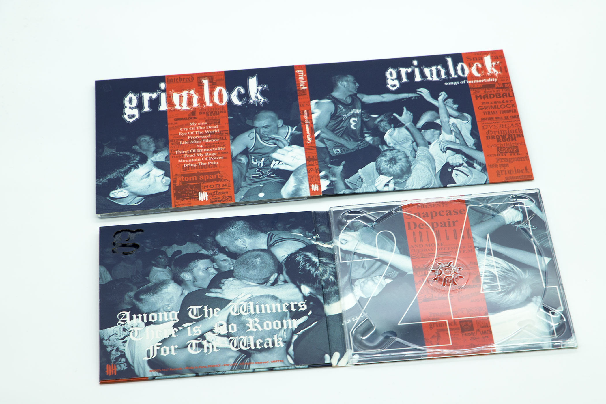GRIMLOCK "Songs Of Immortality" Die-cut Digipack Enhanced CD