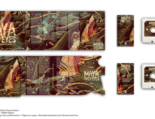 MAYA OVER EYES “Things Get Worse Before They Get Better” Etched Cassette Tape • “Hand” Edition