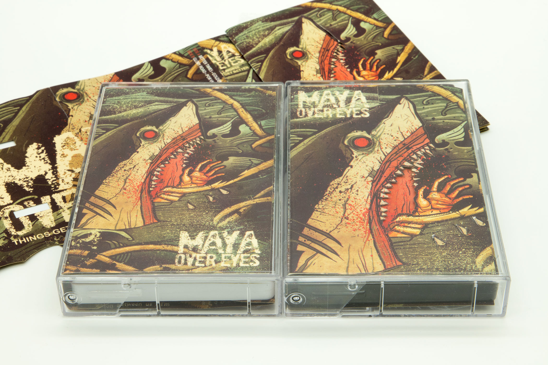 MAYA OVER EYES “Things Get Worse Before They Get Better” Etched Cassette Tape