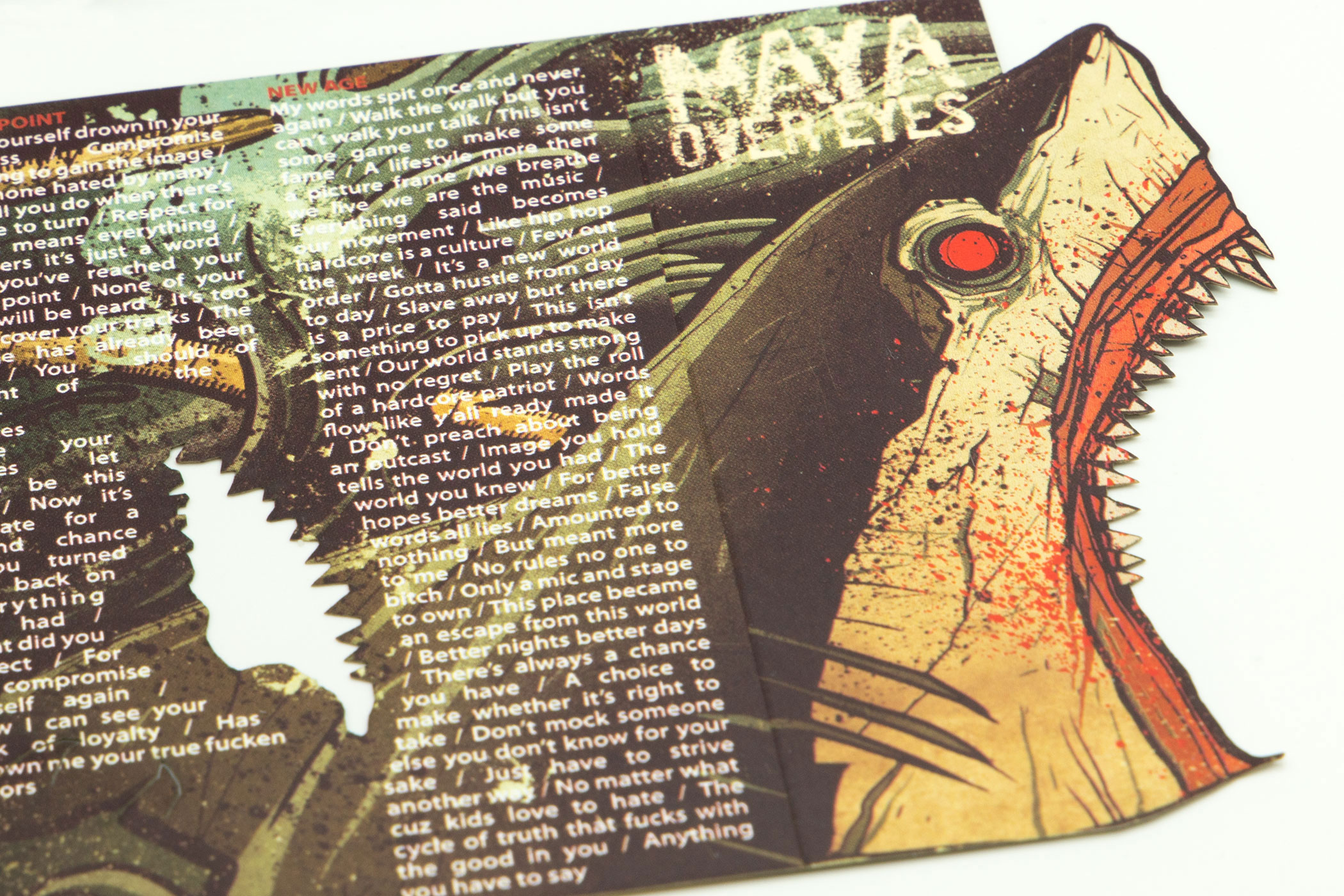 MAYA OVER EYES “Things Get Worse Before They Get Better” Etched Cassette Tape