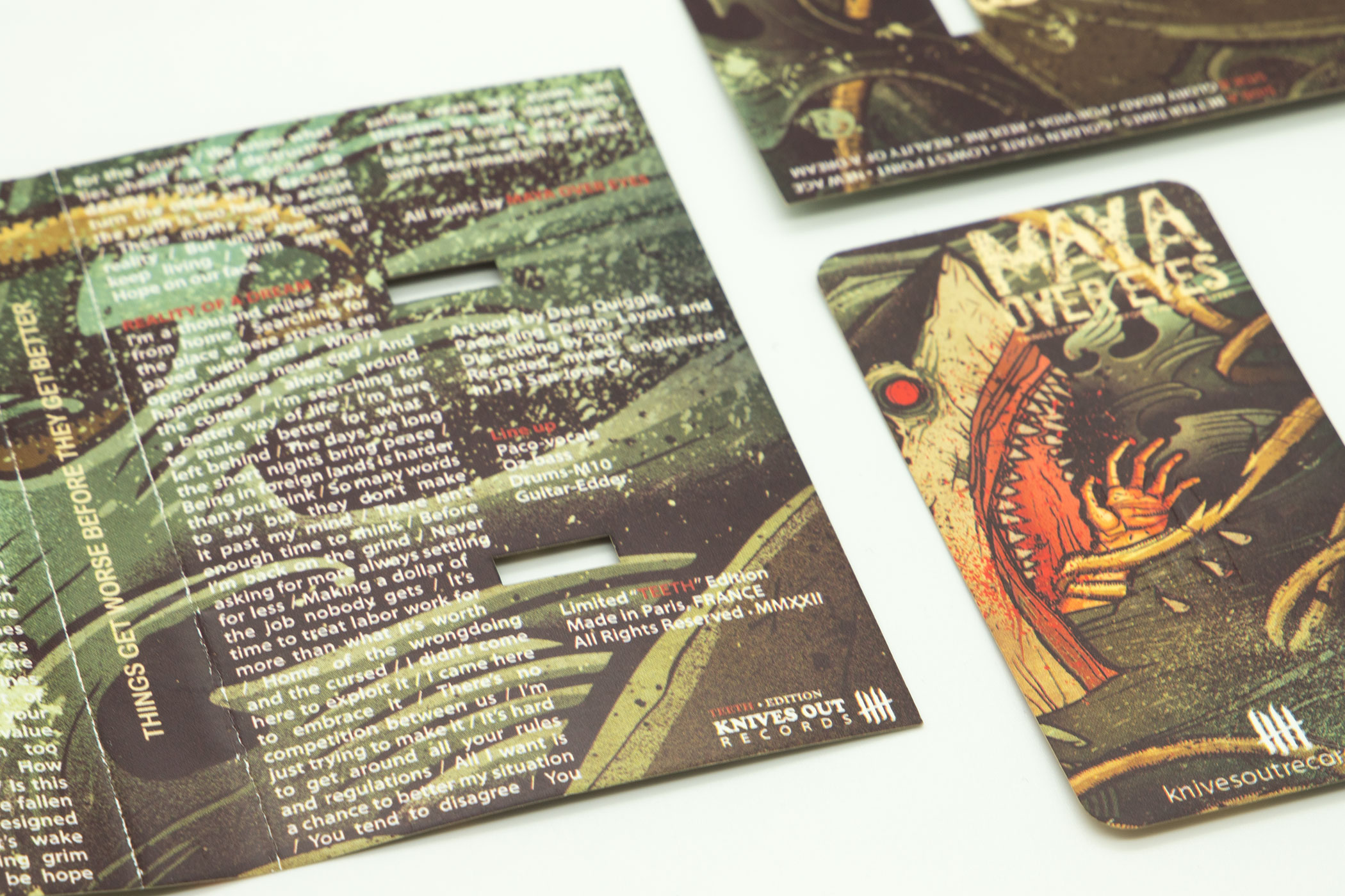 MAYA OVER EYES “Things Get Worse Before They Get Better” Etched Cassette Tape