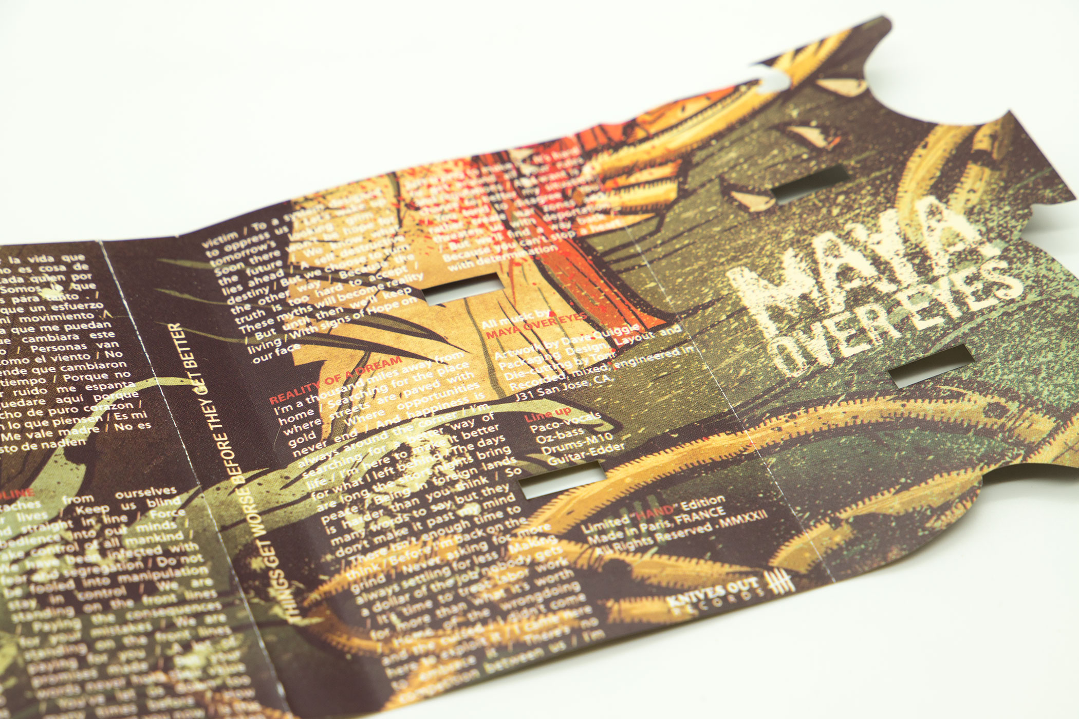 MAYA OVER EYES “Things Get Worse Before They Get Better” Etched Cassette Tape