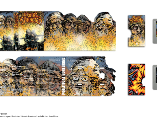 BRUTAL SPHINCTER “Analhu Akbar” Etched Cassette Tape • “Analhu” Edition