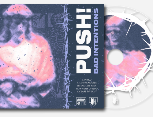 PUSH! “Bad Intentions” Die-cut Digipack Clear CD
