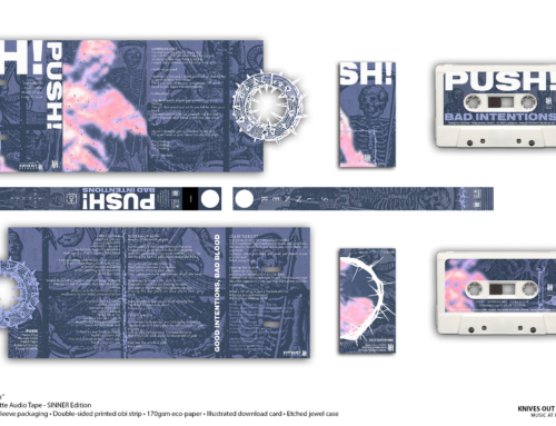 PUSH! “Bad Intentions” Etched Cassette Tape