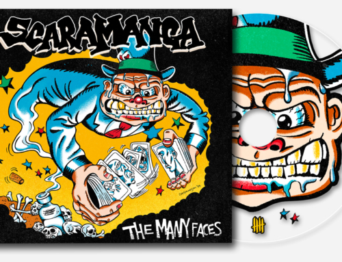 SCARAMANGA “The Many Faces” Die-cut Digipack Clear CD