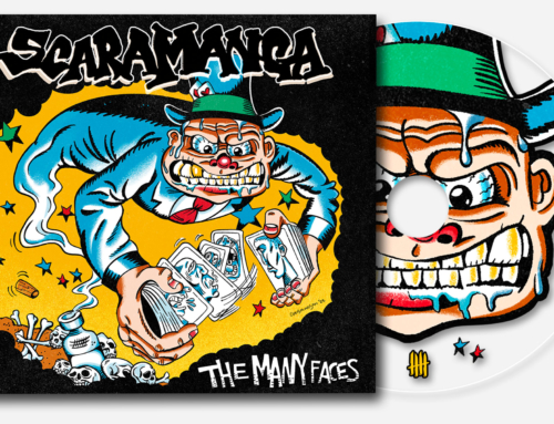 SCARAMANGA “The Many Faces” Die-cut Digipack Clear CD