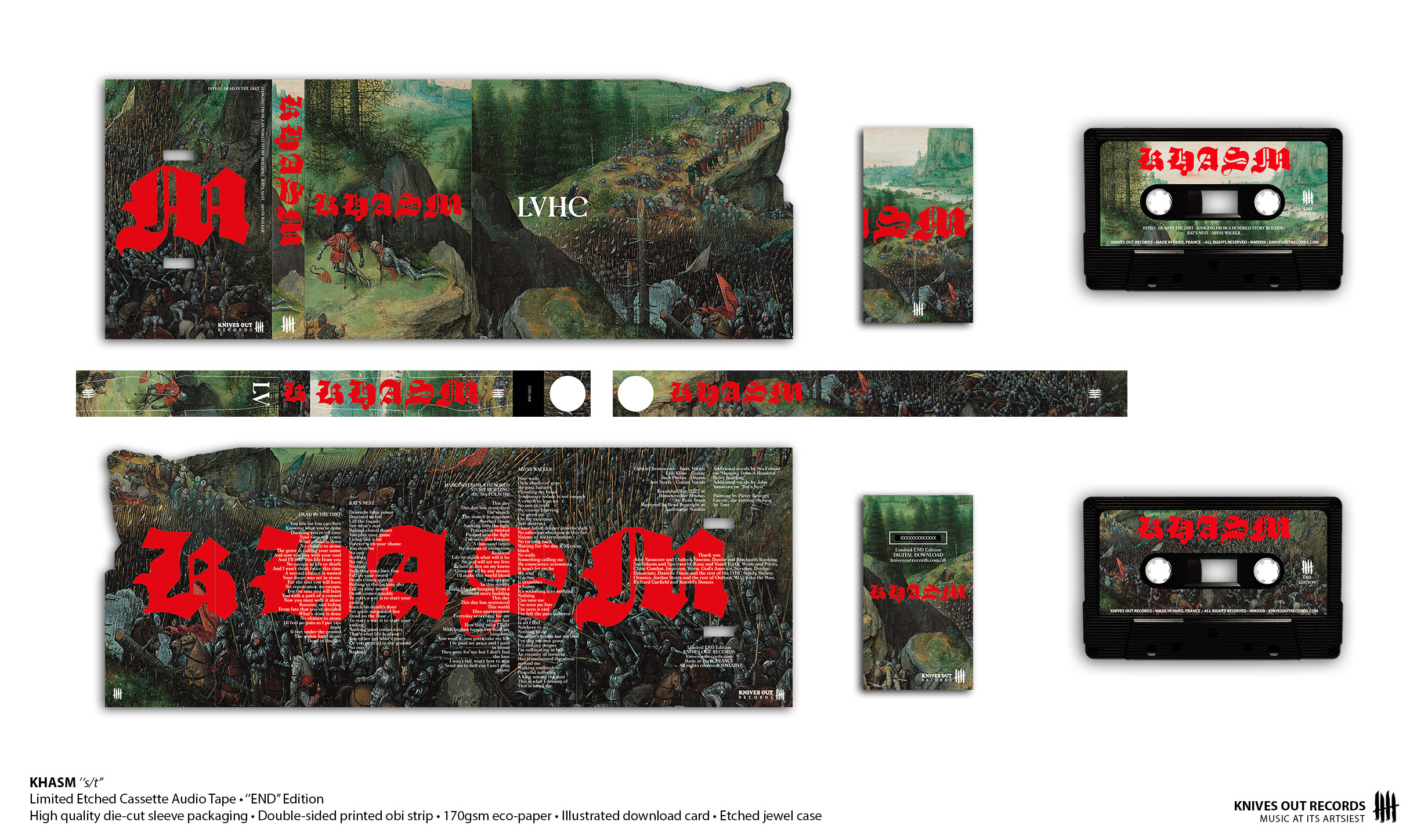 LIMITED CASSETTE TAPES – KNIVES OUT RECORDS | Music at its Artiest LIMITED CASSETTE TAPES – KNIVES OUT RECORDS | Music at its Artiest