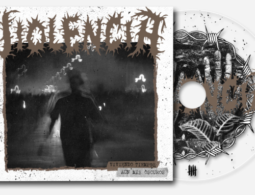 VIOLENCIA “Viviendo Tiempos Aun Mas Oscuros” Die-cut Digipack Clear CD