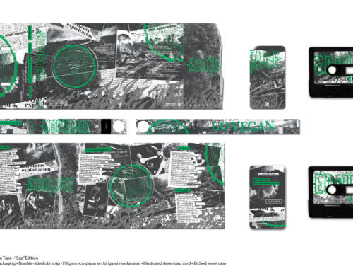 ECOTAGE “Devastation” Etched Cassette Tape • “Sap” Edition