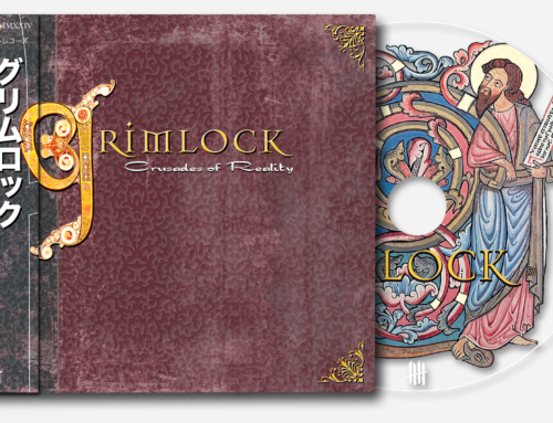 GRIMLOCK “Crusades of Reality” Die-cut Digipack Clear CD