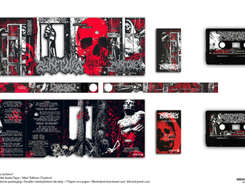 PYRECULT “Voluntary Serfdom” Etched Cassette Tape • “Altar” Edition