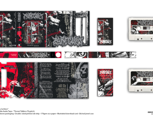 PYRECULT “Voluntary Serfdom” Etched Cassette Tape • “Throne” Edition