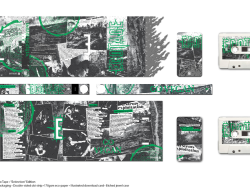 ECOTAGE “Devastation” Etched Cassette Tape • “Existence” Edition