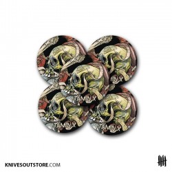 VITAMIN X "Scull" Badge|Magnet