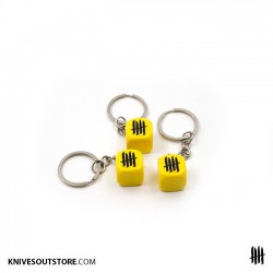 KNVZ "Logo" keychain • Yellow