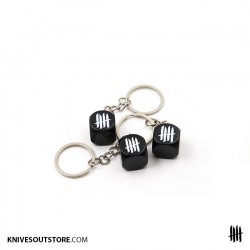 KNVZ "Logo" keychain • Black