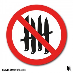 KNVZ "Banned" stickers • M